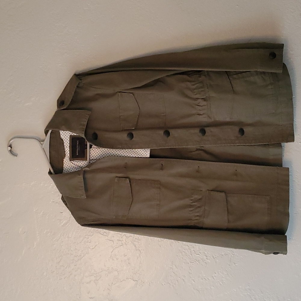 Banana Republic Olive Green Utility Jacket